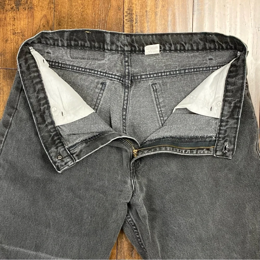 LEVI’S 550 Orange Tab VINTAGE Men’s Jeans Black 100% Cotton Size 38 x 34
